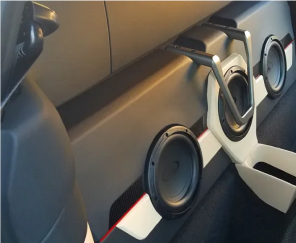 Speaker installation detail