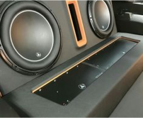 Boot-built subwoofer install