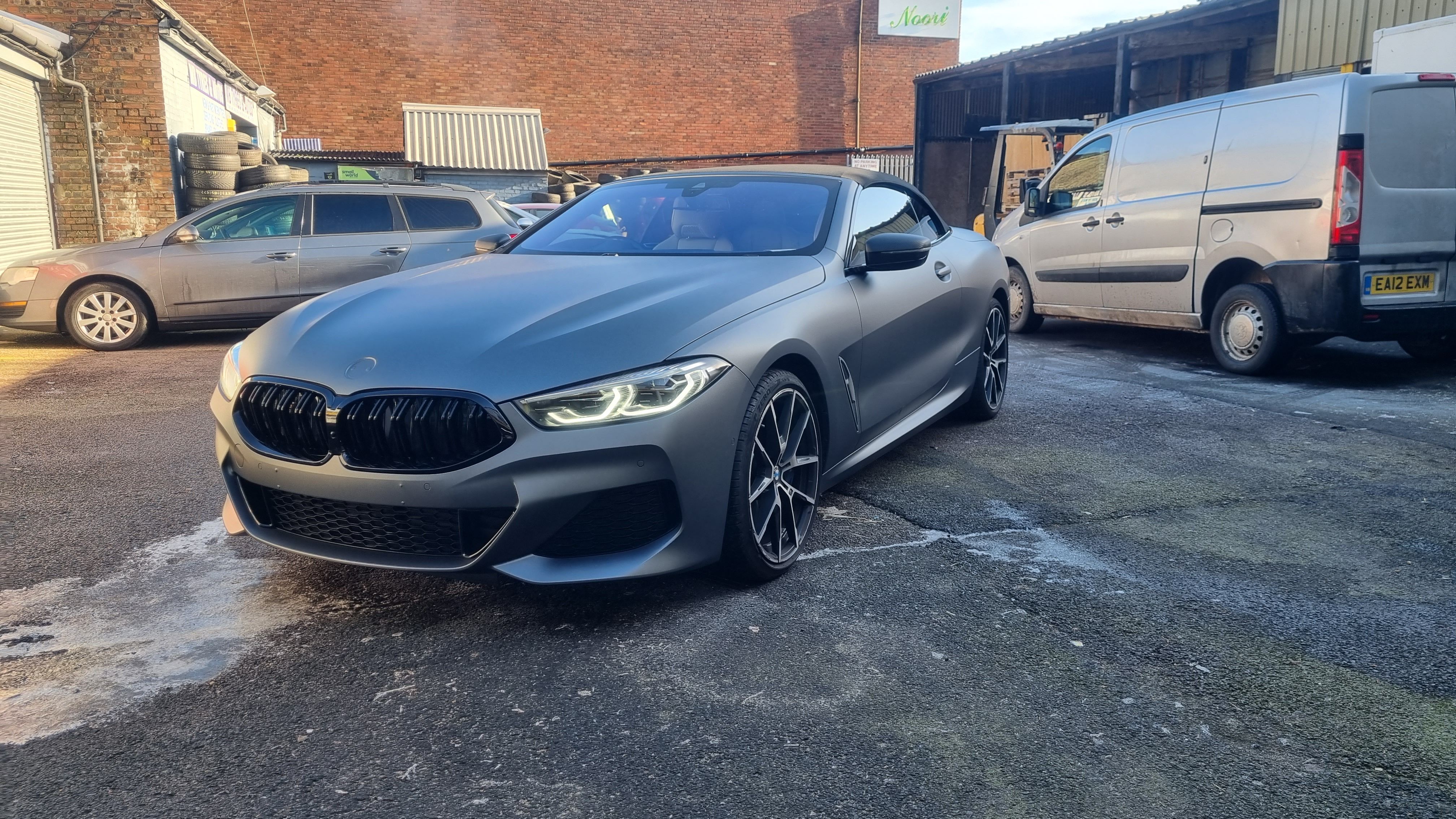 Clear paint protection film detail