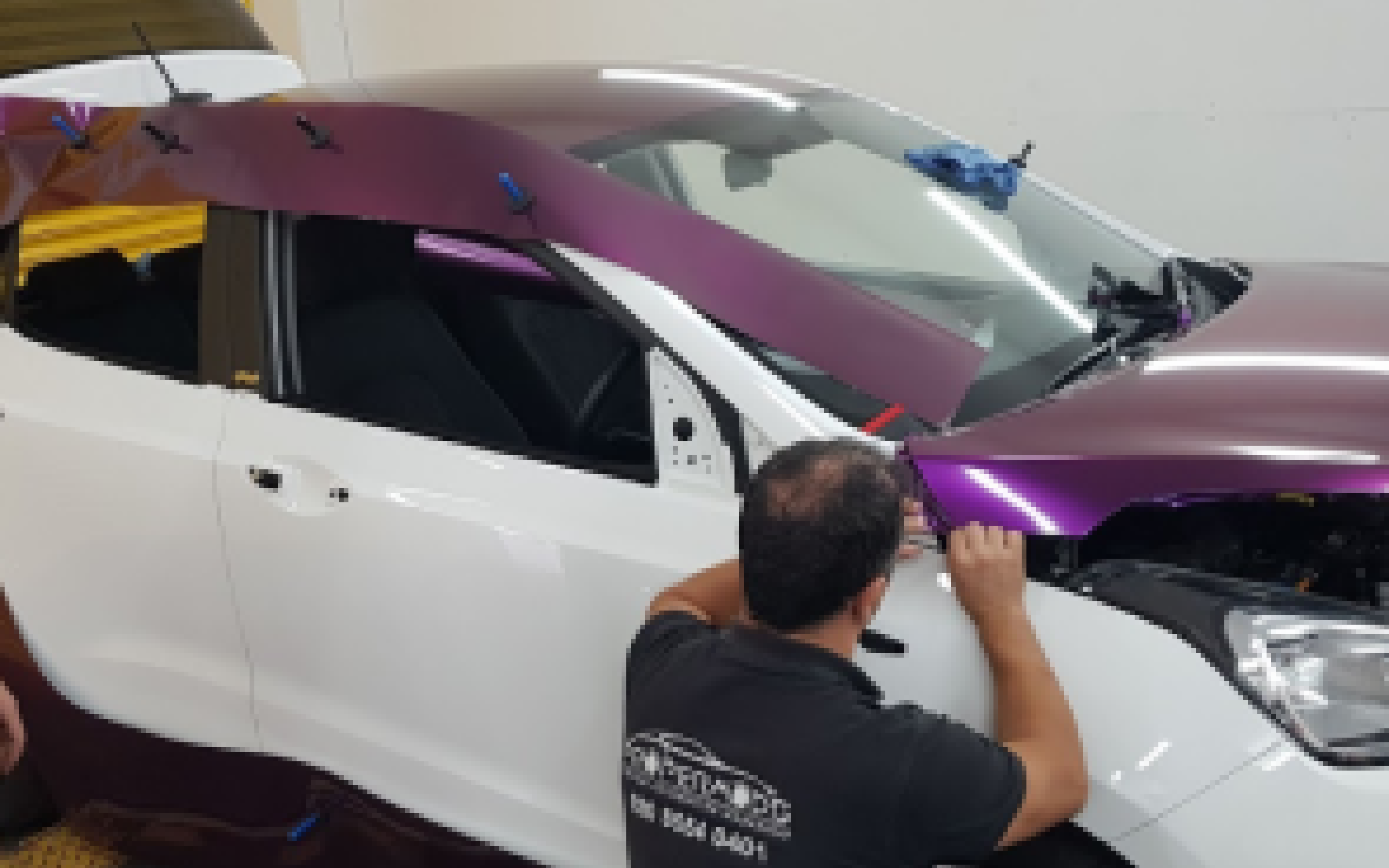 Custom car wrap by TJ Mods
